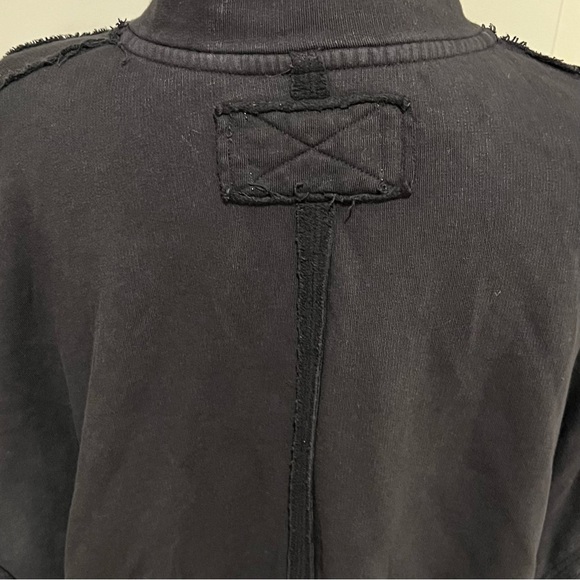 Free People Lou Moto Zip Jacket Black Size XL - Picture 7 of 10